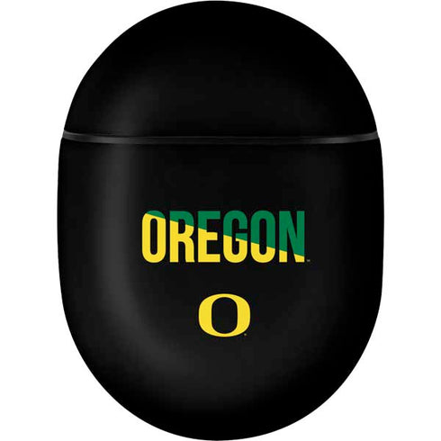 University of Oregon Split on Black Google Pixel Buds Skin